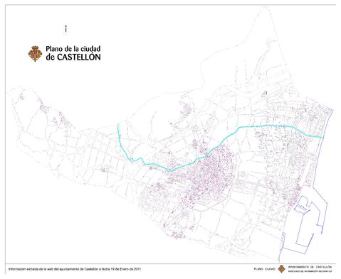 Castellón map 2001