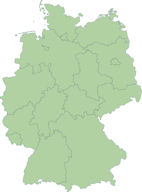Germany outline map
