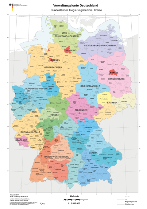 Districts of Germany 