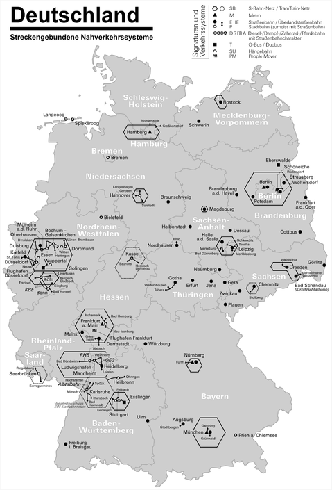 Public transport systems in Germany 