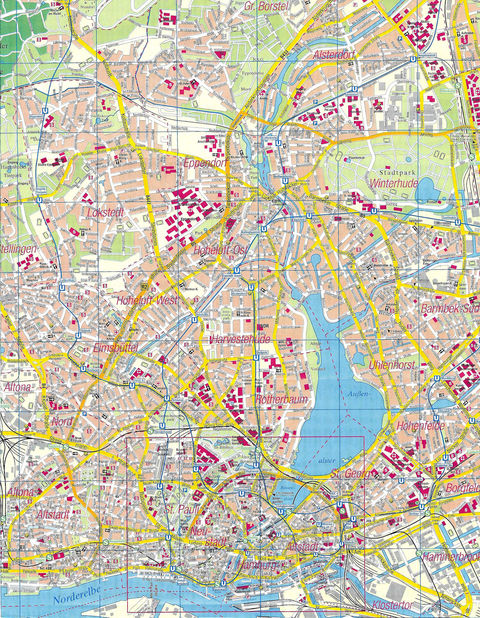 Hamburg map