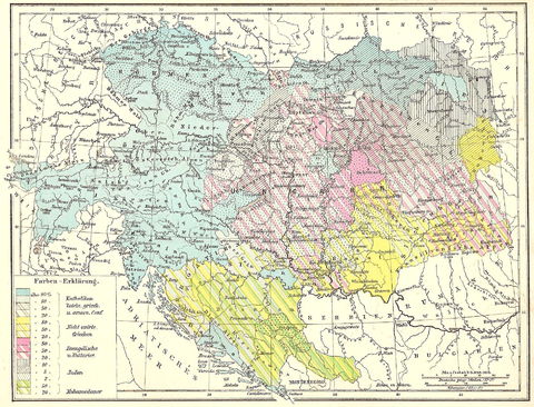 Religions in Austria-Hungary 1881