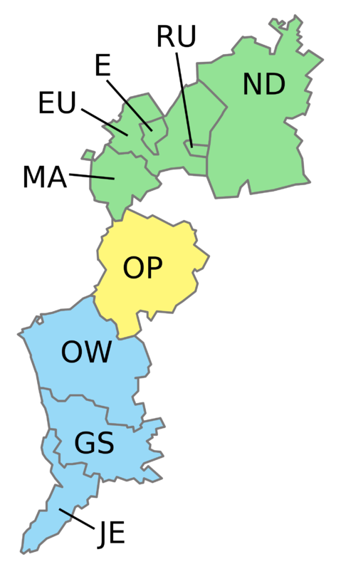 Mapa de Burgenland 
