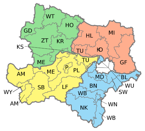 Map of Lower Austria 