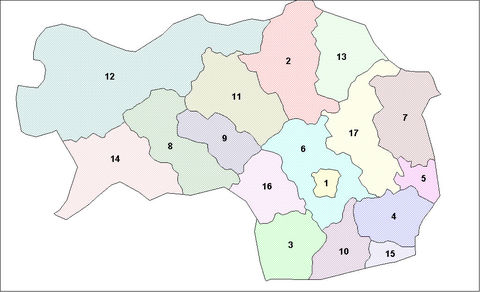 Map of Styria 
