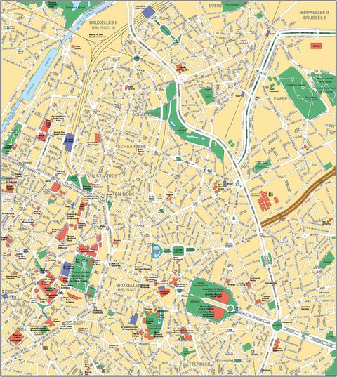 Brussels map Brussels map