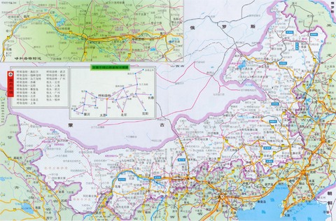 Inner Mongolia Autonomous Region Map, China Inner Mongolia Autonomous Region Map, China