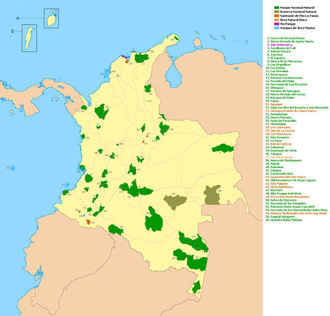Parques Nacionales Naturales de Colombia