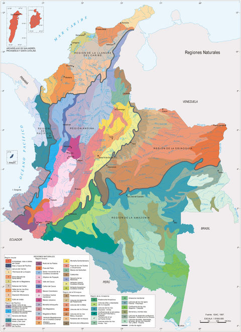 Regions of Colombia 