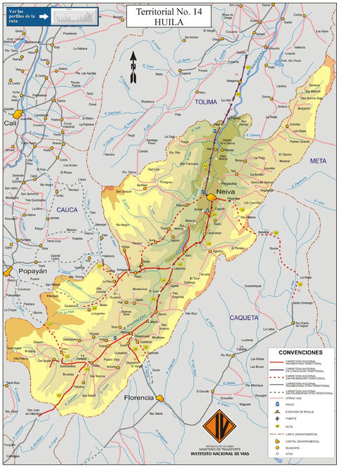 Huila road map