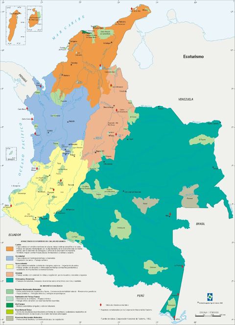 Ecotourism and nature tourism in Colombia 