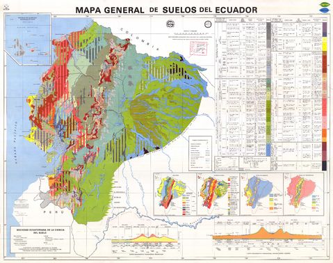 Mapa General de Suelos del Ecuador 