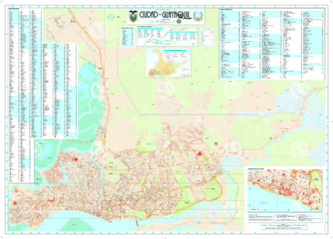 Map of Guayaquil 2011