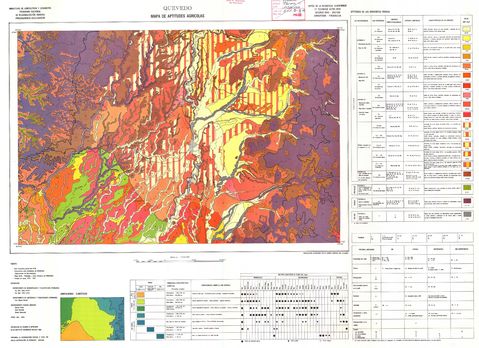 Aptitudes agrícolas de la región de Quevedo 1984