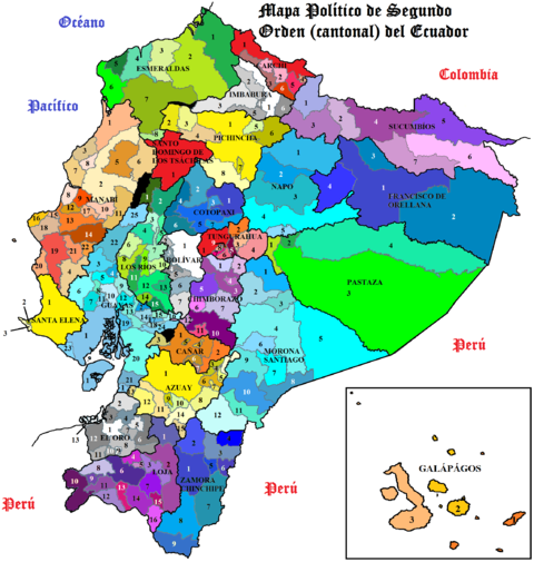 Cantons of Ecuador 