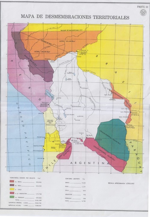 Pérdidas territoriales de Bolivia