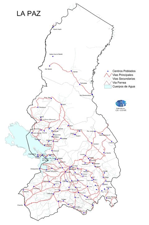 Carreteras del Departamento de La Paz