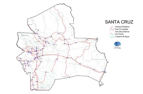 Carreteras del Departamento de Santa Cruz