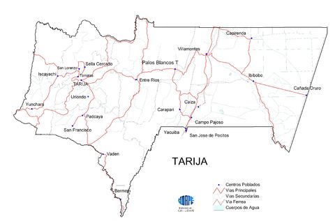 Department of Tarija's roads