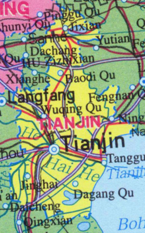 Mapa de Tianjin