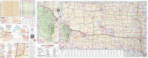 Mapa de Dakota del Sur