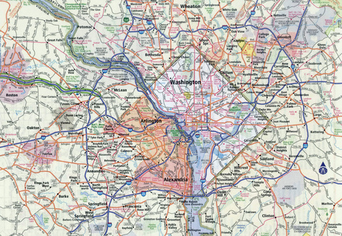 Map of the District of Columbia