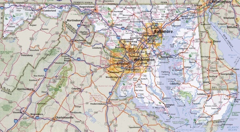 Map of Maryland