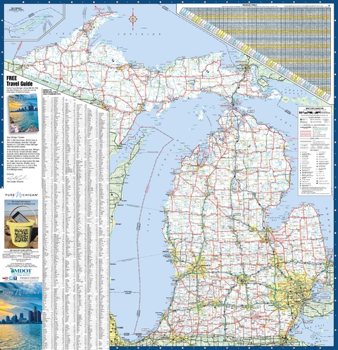Mapa de Michigan