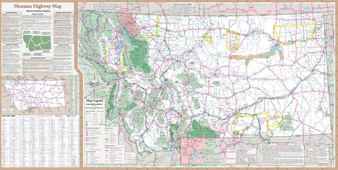 Map of Montana