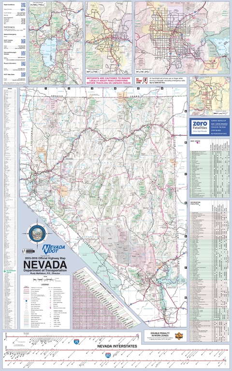 Mapa de Nevada