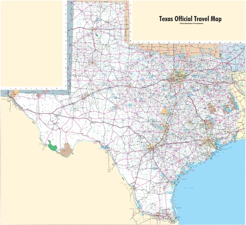 Mapa de Texas