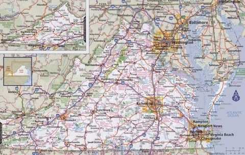 Map of Virginia