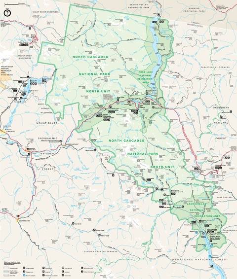 North Cascades National Park Map
