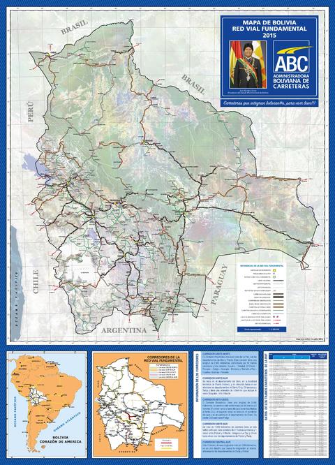 Map of Bolivia