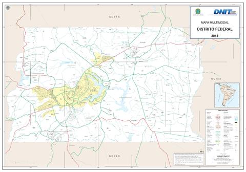Mapa de carreteras del Distrito Federal