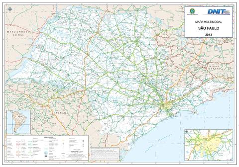 State of São Paulo road map