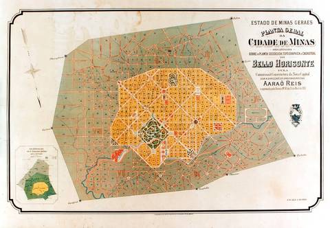 General plan of the city of Belo Horizonte 1895