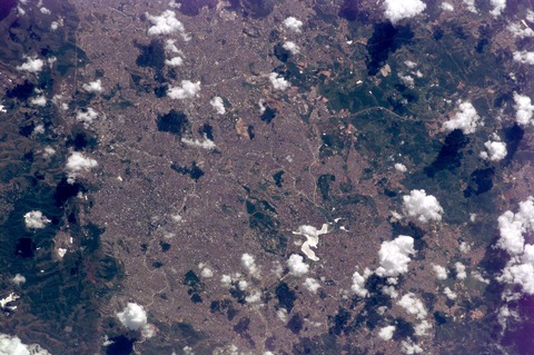 Foto satelital de Belo Horizonte, Minas Gerais, Brasil