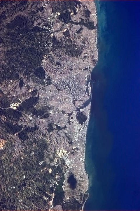 Imagen satelital de Recife