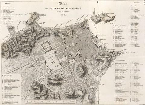 Ciudad de Río de Janeiro en 1820