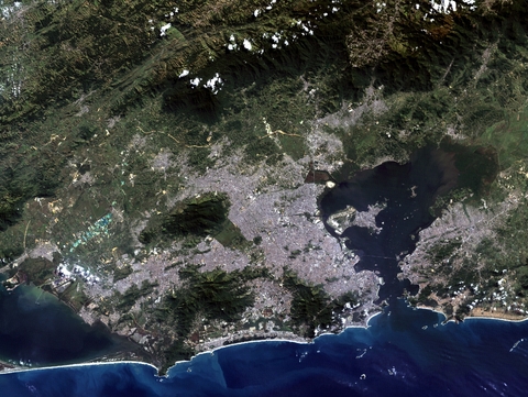 Satellite image of Rio de Janeiro