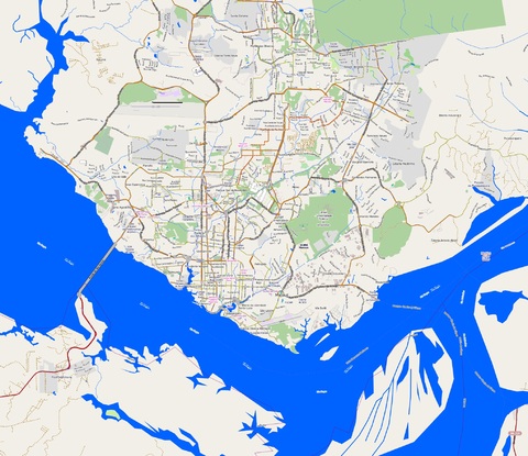 Manaus map