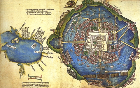 Mapa de la Ciudad de Tenochtitlán