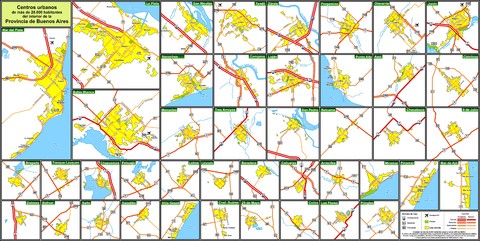 Cities over 20.000 inhabitants, Buenos Aires Province