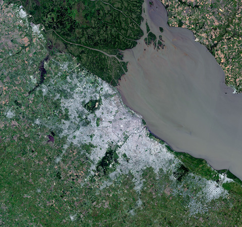 Imagen Satelital de Buenos Aires, Argentina