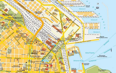 Retiro Mitre railway station area