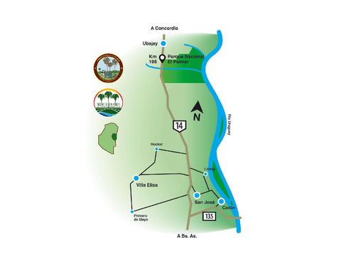 Accesses to the city of Colón, province of Entre Ríos