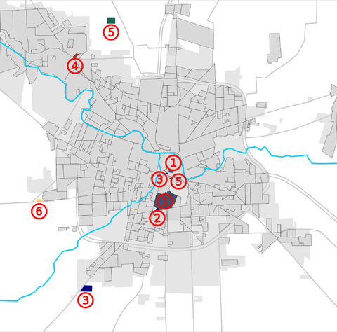 Ubicación de las Universidades en Córdoba, Argentina