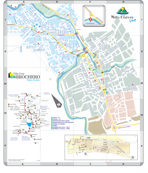 Mapa de Mina Clavero, Córdoba, Argentina