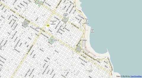 Map of the city of Mar del Plata, Argentina